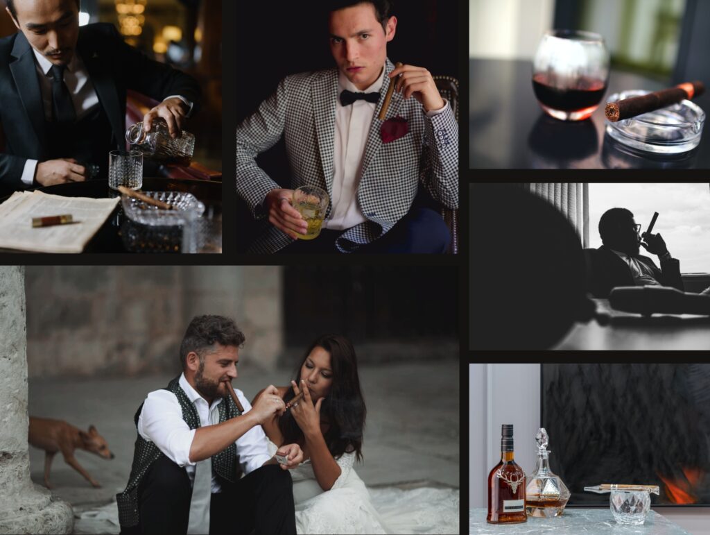 Wedding Images describing possible outcomes for a cigar event